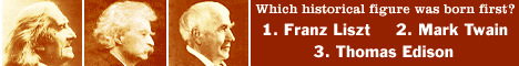 Which historical figure was born first?